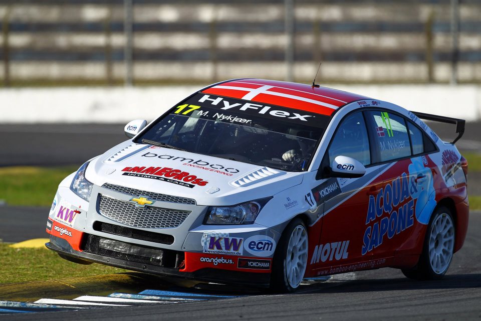 Nykjær kæmpede hårdt for at få en god kvalifikation og starter nummer fire
(Foto: FIA-WTCC)